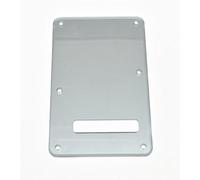 KAISH Strat Back Plate ST Tremolo Trem Cubierta de espejo plateado