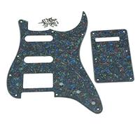 kaish Strat HSS Golpeador de guitarra y juego de funda de trémolo para Fender