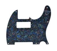 KAISH Tele Style Golpeador Guitarra Pick Guard Placa de rasguño con Mini Humbucker Pastilla Agujero para Tele/Telecaster Abalone Pearl