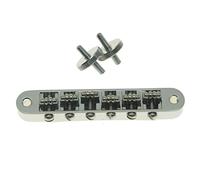 KAISH Tune-O-Matic - Puente cromado para guitarra Les Paul, SG, ES Dot, Gretsch Bigsby con postes roscados M4