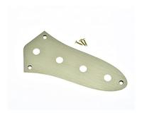 KAISH USA Specs Metal J Bass Control Plate Aluminio Anodizado Jazz Bass JB Control Plate con 3/8 "CTS Pot Holes para American/Mexican Jazz Bass Gold