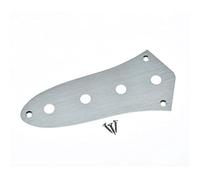 KAISH USA Specs Metal J Bass Control Plate Aluminio Anodizado Jazz Bass JB Control Plate con 3/8 "CTS Pot Hole para American/Mexicano Jazz Bass Plata