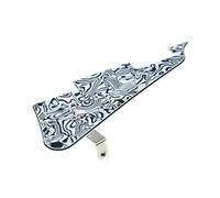 KAISH Zebra Stripe LP - Golpeador de guitarra con soporte de acero inoxidable de níquel y tornillos de montaje de acero para USA Les Paul