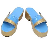 Kaishwind Cosplay botas zapatos zapato bota compatible with LoL Seraphine blue