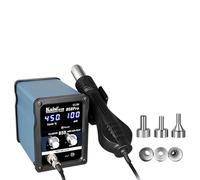 Kaisi 858Pro 700W Boquilla de 5mm para Pistola de Aire Caliente Calentamiento Rápido Pistola de Aire Caliente Modo de Sueño Magnético Estación de Soldadura (Fuente de alimentación 220V)