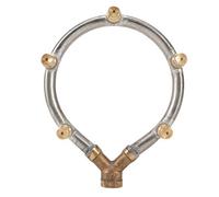 Kaisudiap, para riego de jardín, para hilo femenino G1/4 pulgadas, 5 cabezas de riego circular ajustable con nebulización