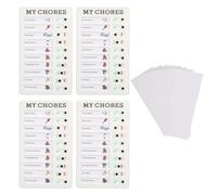 kaisudiAP Pizarra planificadora semanal de borrado en seco, para organización de oficina en el hogar, gestión de tareas, lista de verificación extraíble con 4 tableros 10