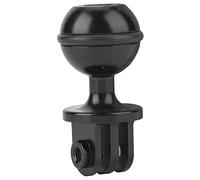kaisudiAP Soporte de Bola Giratorio de 360° de Metal, Soporte de lámpara de fotografía, Adaptador de Base de Brazo para cámara (Negra)