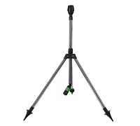 Kaisudiap Sprinkler Trípode, para el césped de jardín, giro de 360 grados, cabezal de riego automático, soporte de pulverización elevable