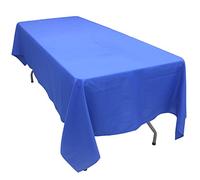 KaitatsuSen Mantel Rectangular de Tela de Poliéster, Azul Real, 150x300 cm