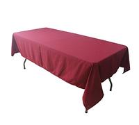 KaitatsuSen Mantel Rectangular de Tela de Poliéster, Rojo, 140x280 cm