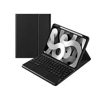 kaitesi Funda con teclado táctil para iPad Air de 11 pulgadas M3 2025/M2 2024, Air de 5ª/4ª generación de 11.9 pulgadas, Pro de 11 pulgadas, 4ª/3ª/2ª/1ª generación con cubierta de teclado de color