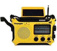 Kaito KA500L Radio de Alerta meteorológica Am/FM/SW NOAA de Emergencia de 4 vías con Solar, biela de Dinamo, Linterna y lámpara de Lectura, con batería más Grande y Panel Solar, 5 Colores