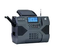 Kaito Radio de emergencia Voyager Max KA900 Digital Solar Dynamo Crank Wind Up AM/FM/SW & NOAA Weather Stereo Receiver Bluetooth, en tiempo real, grabador y cargador de teléfono, negro