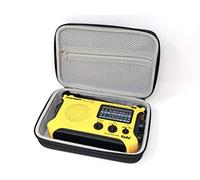 Kaito RC500 - Carcasa rígida de goma EVA con doble cremallera y asa de transporte para radio Voyager KA500