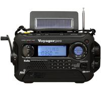Kaito Voyager Pro KA600 - Radio Digital Solar/Dinamo Am/FM/LW/SW y NOAA de Emergencia meteorológica con Alerta y RDS, Color Negro