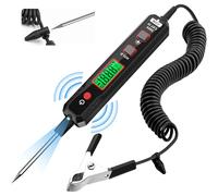 KAIWEETS Lápiz Comprobador de Voltaje para Coche, 0.8V-100V DC Comprobador de Voltaje con Luz de Fondo, Lámpara de Prueba Digital para Automóvil, Lámpara de Prueba para Batería de Coche