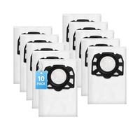 Kaiyaner 10 Piezas Bolsas Aspiradora para Kärcher KFI 487 Bolsas de Filtro de Fieltro para Karcher WD4 WD5 WD6 WD5P WD6P MV4 MV5 MV6 Bolsas de Filtro para Accessories para Karcher 2.863-006.0