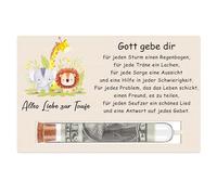 KAIYAYA Confirmación Geldgeschenke Verpackung Holz Konfirmationskarte Reagenzglas Jungen und Mädchen Geldgeschenk für Kommunion oder Firmung, Für Weihnachten Geburtstag (patrón de peces)