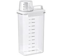 KAIYAYA Dispensador de Detergente,2300 ml Dispensador Hermético con Taza Medidora,de Polvo para Lavadora Caja de Almacenamiento para Detergente,Cereales Azúcar Muesli
