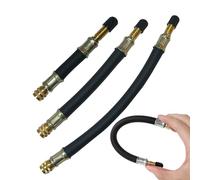 KAIYAYA Extensor de Válvula Extensión de Vástago 3 Piezas,Extensión del Vástago Válvula de Automóvil Flexible Adaptador de Válvula Válvula de Neumático de Caucho para Coche Moto Bici Camión Caravana