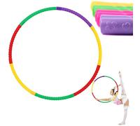 KAIYAYA Hula Hoop Fitness niños,7 Secciones de Plástico Desmontable Aro Hoop Círculo de Hula para niños Aro de Fitness Desmontable,para Entrenamiento de Mascotas,Baile,Deportes,Gimnasia Ritmica