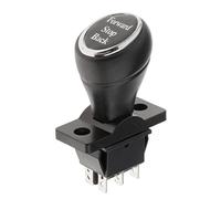 KAIYUEMAOYI Joystick Switch Interruptor de Palanca Piezas Recambio Botón Repuesto Juguetes Adecuado para Automóviles Ingeniería Reparación, Negro con Deflector