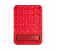 KAIYUEMAOYI Soporte para Teléfono Coche, Rojo | Disco silicona, Soporte Móvil, Visualización recetas, Para profesionales