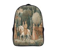 kaiyun 15th Century Hand-painted Painting of Aristocrats Mochilas Escolares Adolescentes Para Escuela Intermedia Niño Y Niñas Bolsas Escolares 39x29x16cm