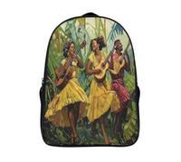 kaiyun 3D Canción de samba Mochilas Bailando en la selva Escolar Para Niños Chicas Bolsas De Para Adolescentes Estudiantes De Primaria Y Secundaria 16 inch