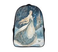 kaiyun 3D Doncella de las Nieves Mochilas Personaje del folclore ruso Escolar Para Niños Chicas Bolsas De Para Adolescentes Estudiantes De Primaria Y Secundaria 16 inch