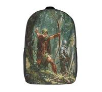 kaiyun 3D Elfo arquero del bosque Mochilas Caballero acorazado Escolar Para Niños Chicas Bolsas De Para Adolescentes Estudiantes De Primaria Y Secundaria 17inch