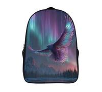 kaiyun 3D Fénix in The Aurora Sky, Brilliant Stardust Mochilas Escolar Para Niños Chicas Bolsas De Para Adolescentes Estudiantes De Primaria Y Secundaria 16 inch