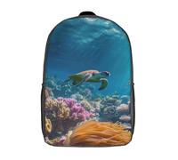 kaiyun 3D Vida MarinaMochilas UnderMar Wonders Escolar Para Niños Chicas Bolsas De Para Adolescentes EstudiHormigaes De Primaria Y Secundaria 17inch