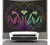 kaiyun 70cmx100cm Tapiz Mantis religiosa Tapices Impresión 3D Decoraciones Para El Hogar Colgar En La Pared