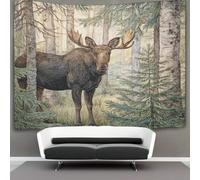 kaiyun Alce macho Tapisserie Murale À Suspendre, Murales,Plaque De Pique-Nique Décoration Murale Plafond Art Mural 130cmx150cm