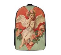 kaiyun Amor Niña,Chicos RomHormigaic Mochila Escolar Para Viaje Bolsa De Escuela 17inch