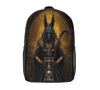 kaiyun Ancient Dios egipcio Mochilas Infantiles Arte de deidades oscuras míticas 3D Impreso Niños De Colegio Viajes Deportes Bolsa De Escuela 17inch
