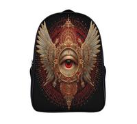 kaiyun Ángel Tercer Ojo Mochila Niña Chicos Rojo Bolsa De Escuela Adolescentes Colegio Infantil 16 inch