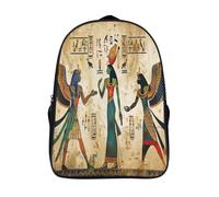kaiyun Antiguo Egipto Civilización antigua,mochilas De Viaje Impresas En 3D, Ligero Y Transpirable Bolsa De Escuela Escolar Para Niños 16 inch