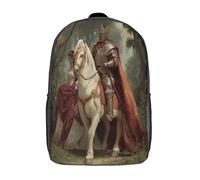 kaiyun Apuesto Caballero del Amor con su Bella Reina Mochila Escolar Para Niños Gran Capacidad En 3D Para Estudiantes De Primaria Y Secundaria De 17inch