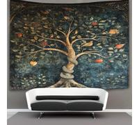 kaiyun Árbol del conocimiento Tapiz De Pared Serpiente Wall Tapestry, Ela Decoración Para Sala Estar Dormitorio La Pared Del 150cmx200cm