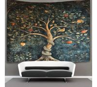 kaiyun Árbol del conocimiento Tapiz Para Colgar En La Pared Serpiente Tapices Estéticos,decoración De Dormitorio, Sala De Estar,dormitorio 70cmx100cm