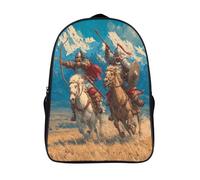 kaiyun Arqueros mongoles del siglo XIII Mochila | | Bolsa Escolar Unisex Para Niños Pequeños 16 inch