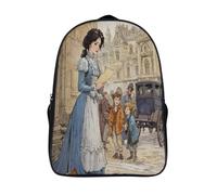 kaiyun Arquitectura londinense del siglo XX Mochila Infantil Mujer joven Bolsa De Escolar Niña Niño Bolsas Mochilas Para Colegio Viaje Cámping 16 inch