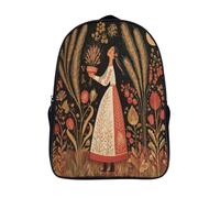 kaiyun Arte folclórico sencillo que representa un ritual solitario de verano Mochila Escolar Para Infantil Niño Niña,Alta Capacidad Mochilas Viaje De Bolsas Para 39x29x16cm