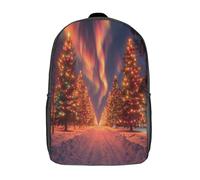 kaiyun Aurora del norte Mochila Niña Chicos Luces de colores Escolares Adolescentes Bolsa De Escuela Infantil 17inch