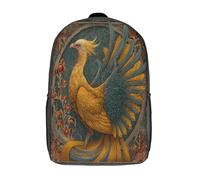 kaiyun Ave del paraíso mítica Mochilas Escolares Niña Niño Backpack Juveniles Adolescentes Bolsas Multi-bolsillo 17inch