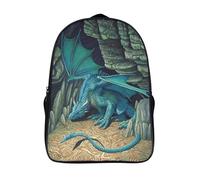 kaiyun Baby Dragón in The Cave Mochila Escolar Para Infantil Niño Niña,Alta Capacidad Mochilas Viaje De Bolsas Para 16 inch