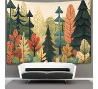 kaiyun Bosque del norte de California Tapiz De Pared CariGatoura Tapices Estéticos Decoración De Habitación Para,sala De Estar,universidad Decoración Del Hogar 100cmx150cm
